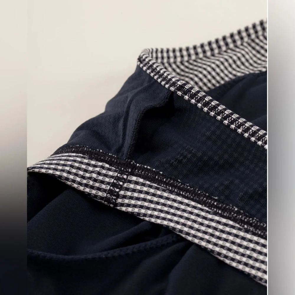 Lululemon Athletica Practice Freely Tank in Inkwell gingham women’s size 6 - Picture 7 of 13